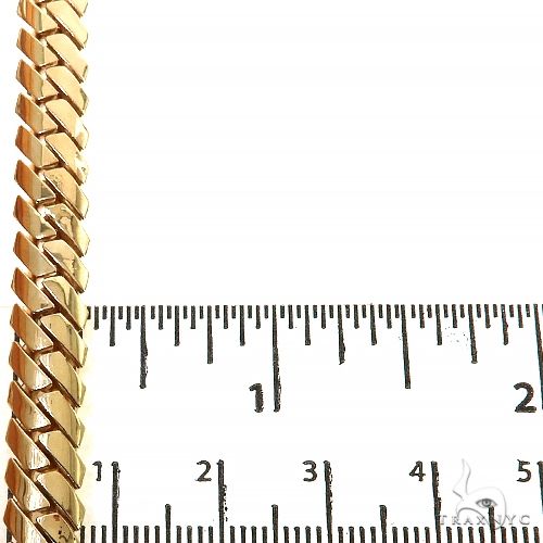 14K Gold Solid Mimi Cuban Link 7.2 mm 22 Inches 68344 - Image 5