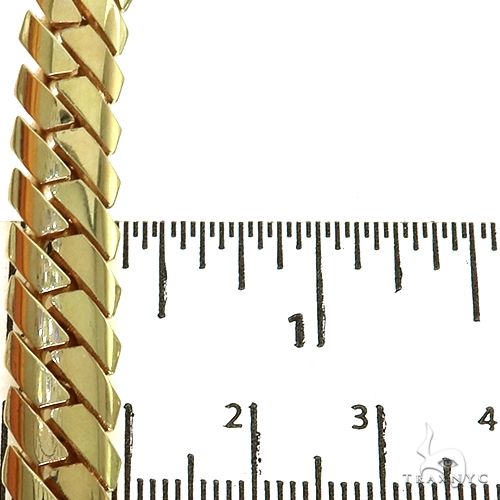 14k Yellow Gold Solid Mimi Cuban Link Chain 68077, photo 4 of 4