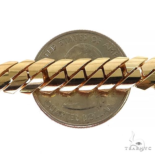 14K Gold Solid Mimi Cuban Link Chain 68078 - Image 5