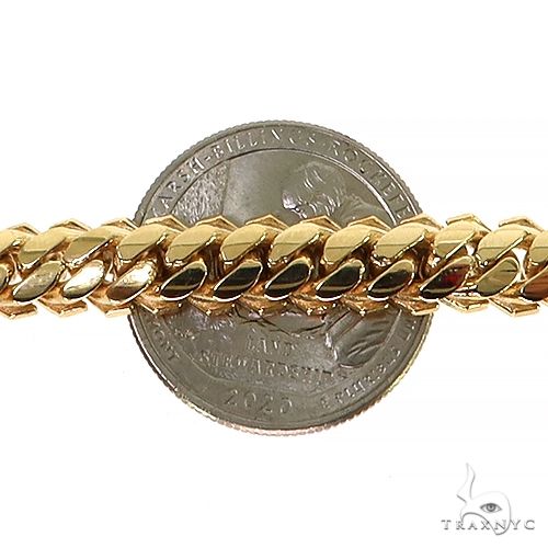 14K Gold miami cuban chain, 7.5 mm, photo 5 of 6