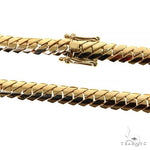 14K Gold Solid Mimi Cuban Link Chain 6.4mm 22 inches 68459 - Image 3