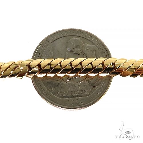 14K Gold Solid Mimi Cuban Link Chain 6.4mm 22 inches 68459 - Image 6