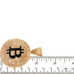 14K Gold TraxNYC Spinning Bitcoin Pendant 67366 - Image 8