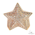 14K Gold Star Diamond Ring 67816 - Image 2