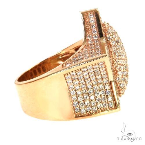 14K Gold Star Diamond Ring 67816 - Image 3