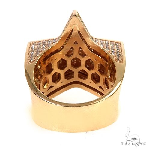 14K Gold Star Diamond Ring 67816 - Image 4