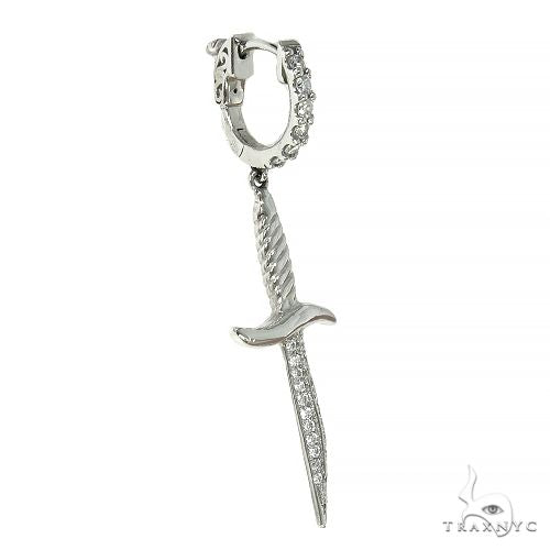 14K Gold Sword Single Earring 66522 - Image 2
