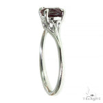 14K Gold Synthetic Alexandrite Solitaire Engagement Ring 66430 - Image 3