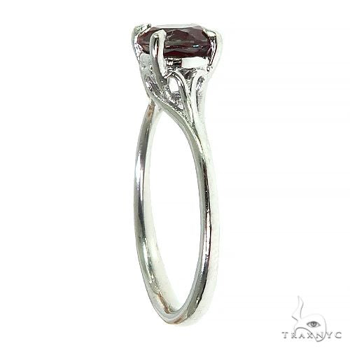 14K Gold Synthetic Alexandrite Solitaire Engagement Ring 66430 - Image 3