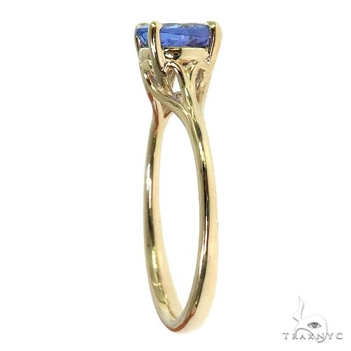 14K Gold Tanzanite Solitaire Engagement Ring 66423 - Image 2