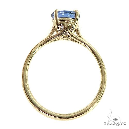 14K Gold Tanzanite Solitaire Engagement Ring 66423 - Image 5