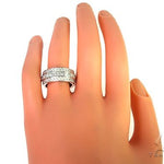 14K Gold Three Row Diamond Ring 66259 - Image 6