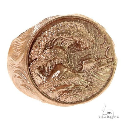 14K Gold Wave Ring 68889 - Image 1