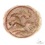 14K Gold Wave Ring 68889 - Image 2