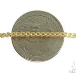 14K Gold Weed Pendant 10K Franco Chain Set 66363 - Image 7