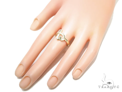 14K Heart Gold Ring 41585 - Image 7