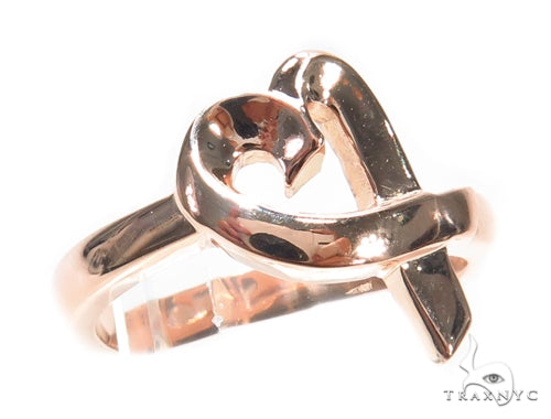 14K Heart Gold Ring 41586 - Image 1