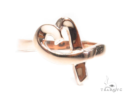 14K Heart Gold Ring 41586 - Image 2