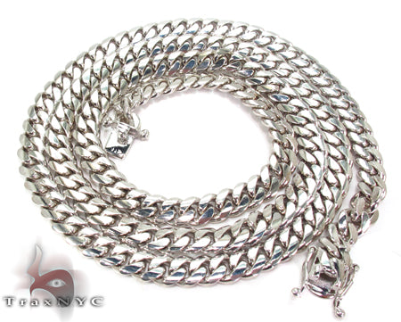 14K Heavy Miami Cuban Link Chain 32 Inches 8mm   30831 - Image 4