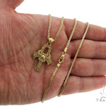 14K TraxNYC's Mystique Ankh Cross Crucifix 10K Franco Chain Set 57204 - Image 5