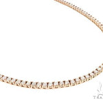 14K Rose Gold Diamond Tennis Chain 65081 - Image 1