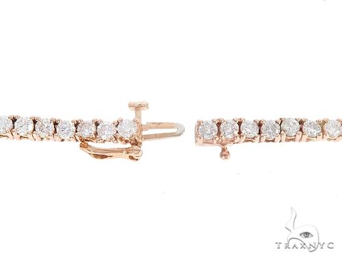 14K Gold tennis chain, 3 mm, photo 5 of 6