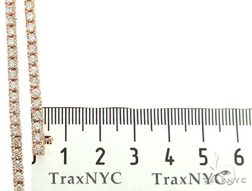 14K Gold tennis chain, 3 mm, photo 8 of 8