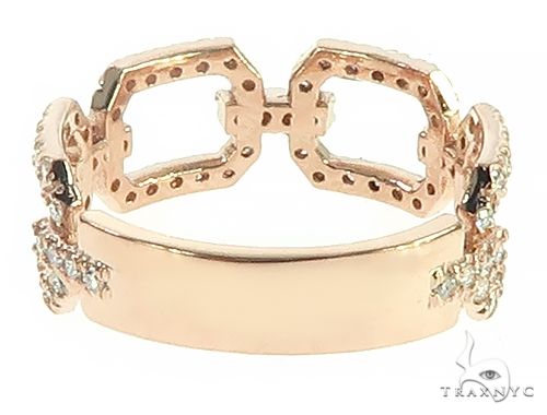 14K Rose Gold Fashion Diamond Ring 65690 - Image 4