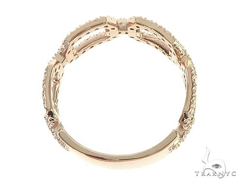 14K Rose Gold Fashion Diamond Ring 65690 - Image 5