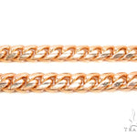 14K Rose Gold Solid Miami Cuban Link Chain 30 Inches 9mm   36150 - Image 2