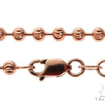 14K Rose Gold Moon Cut Chain 20 Inches 3mm   64607 - Image 6