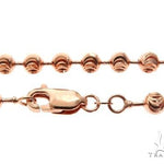 14K Rose Gold Moon Cut Chain 24 Inches 5mm   65889 - Image 5