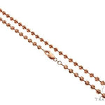 14K Rose Gold Moon Cut Chain 28 Inches 5mm   65887 - Image 1