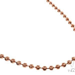 14K Rose Gold Moon Cut Chain 28 Inches 5mm   65887 - Image 2