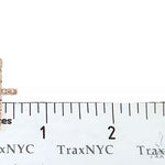 Fancy Oval Round Cut Diamond Cross 65662 - Image 6