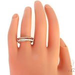 14K Rose Gold Women Diamond Fashion Ring 65972 - Image 7