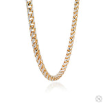 14K Two Tone Gold Diamond Cut Franco Chain 70319 - Image 2