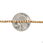 14K Two Tone Gold Diamond Cut Franco Chain 70319 - Image 5