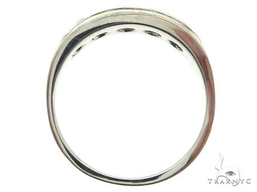 14K White Gold Black Diamond Band, photo 6 of 9