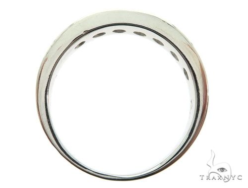 14K White Gold Channel Diamond Band 61483 - Image 6