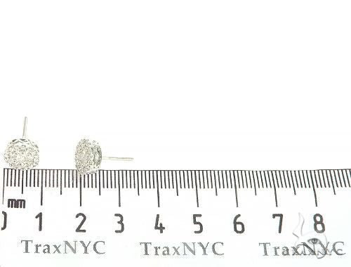 14K Gold Cluster Earrings, photo 6 of 6