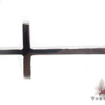 14K White Gold Cross Crucifix Necklace 33976 - Image 1