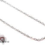 14K White Gold Cross Crucifix Necklace 33976 - Image 3