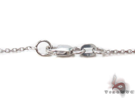 14K White Gold Cross Crucifix Necklace 33976 - Image 6