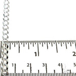 14K White Gold Solid Curb Link Chain 22 Inches 4.7mm   31651 - Image 6