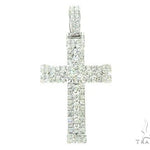 14K Gold Diamond Cross 65840 - Image 1