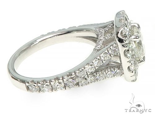 14K White Gold Diamond Engagement Ring 66139 - Image 4