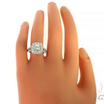 14K White Gold Diamond Engagement Ring 66139 - Image 6
