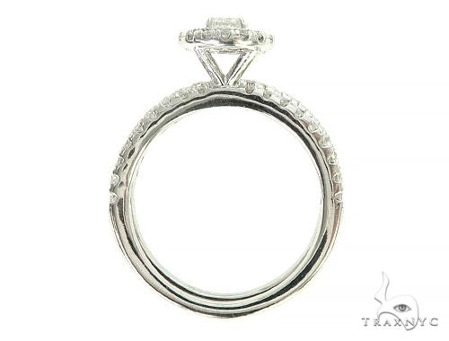 14K White Gold Diamond Engagement Ring Bridal Set 65973 - Image 7