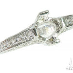 18K White Gold Diamond Semi Mount Engagement Ring 66150 - Image 1